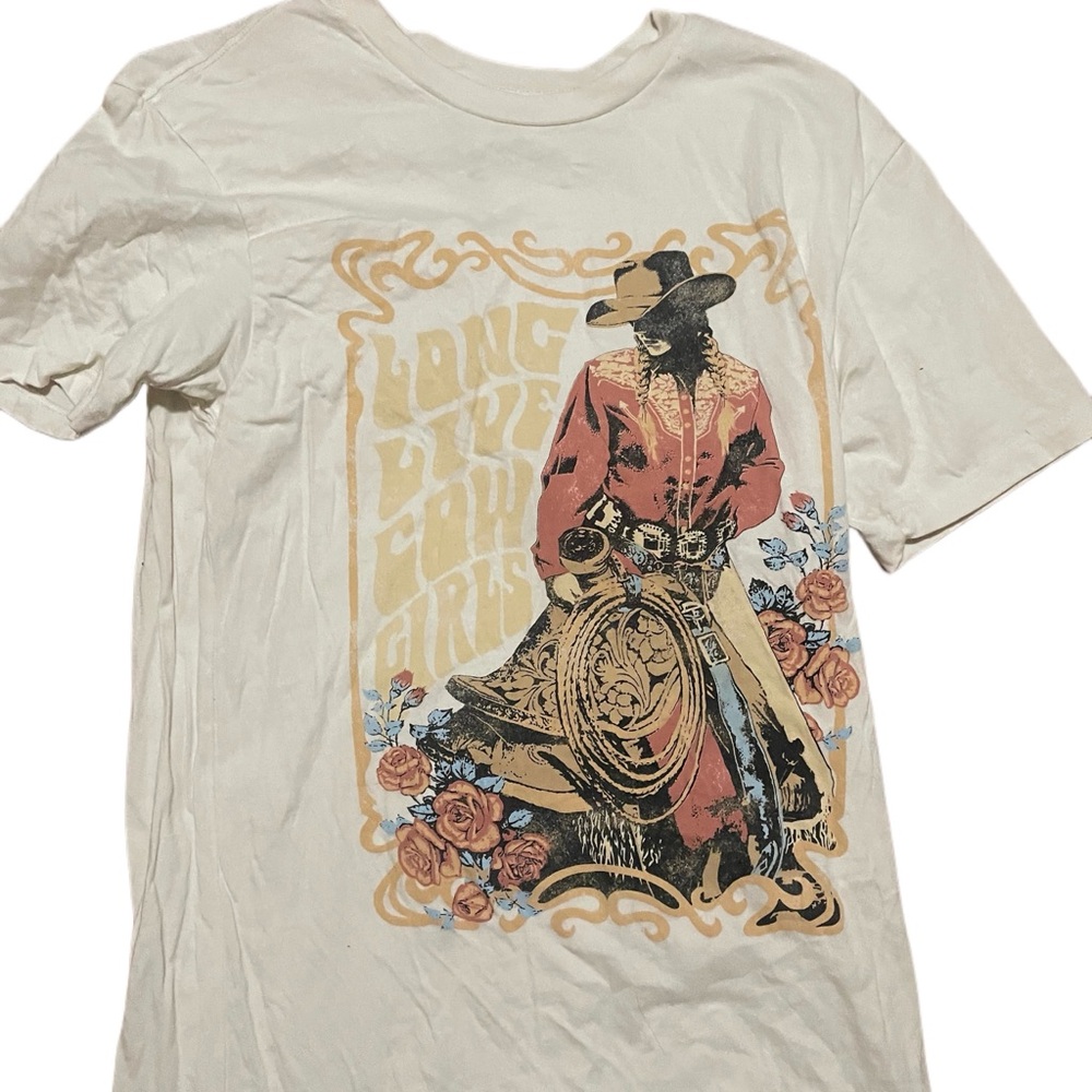 Long Live Cowgirls Graphic Short Sleeve Tee Cowgirl